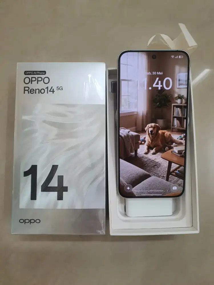 Oppo Reno 14 5G ram 12/256gb istimewa lengkap,garansi smp Agst 2026