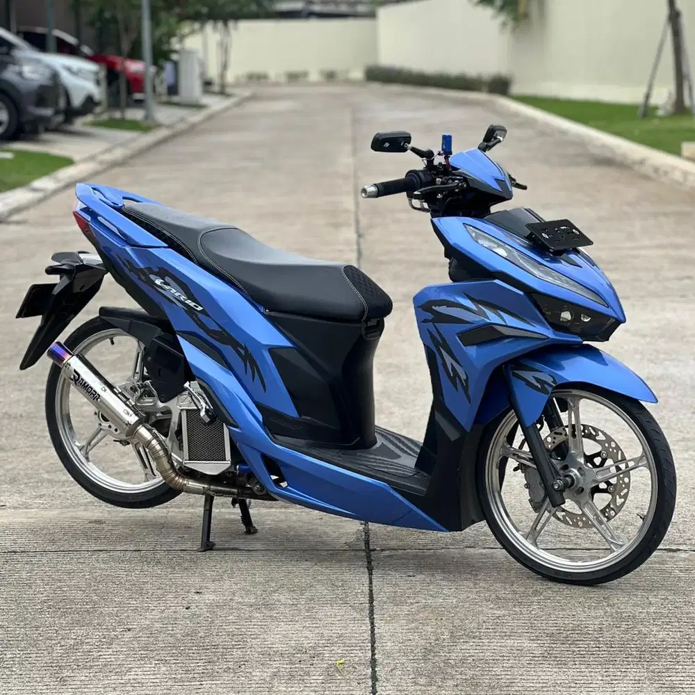 Honda Vario Led New Gen 2 125 2023 Warna Biru Ganteng Siap Nongkrong