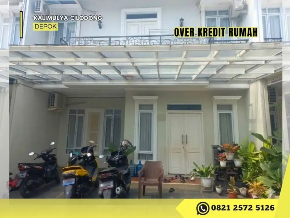 Rumah Over Kredit 2LT di Kalimulya Cilodong Depok dkt Alun alun GDC