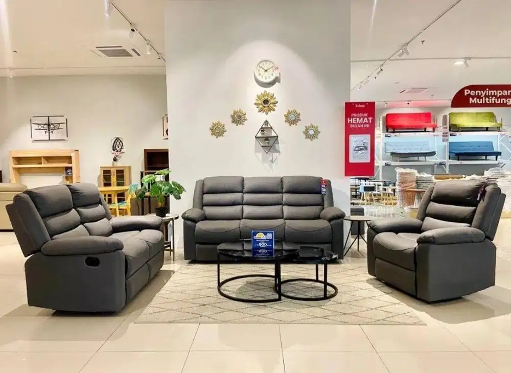 OBRAL MURAH SET SOFA RECLINER