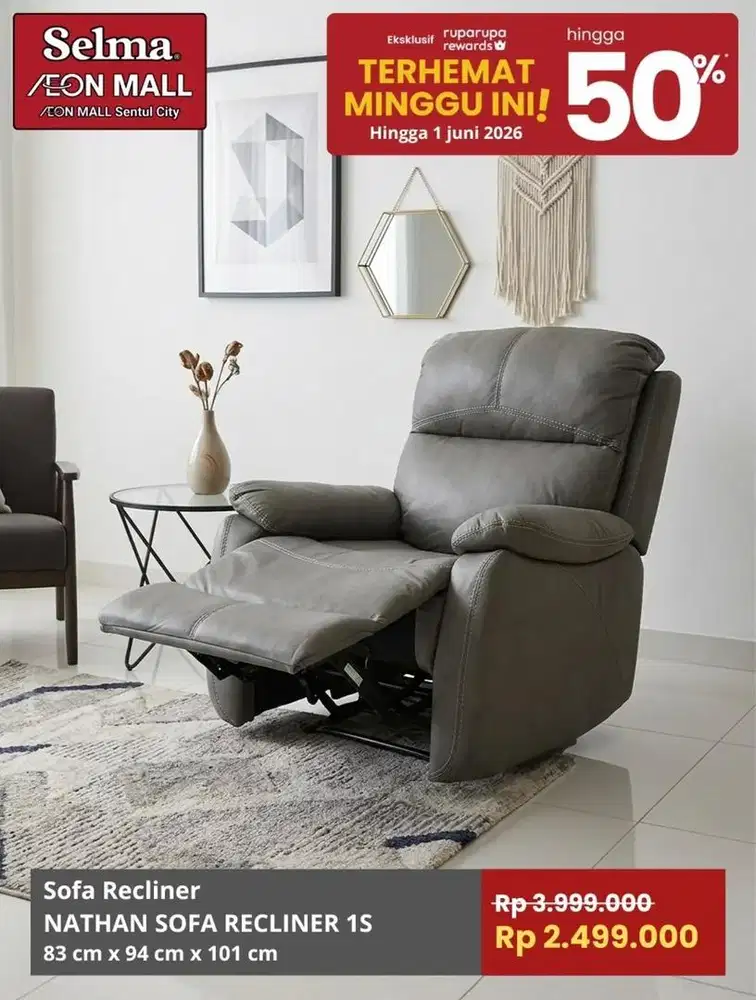 Nathan sofa recliner
