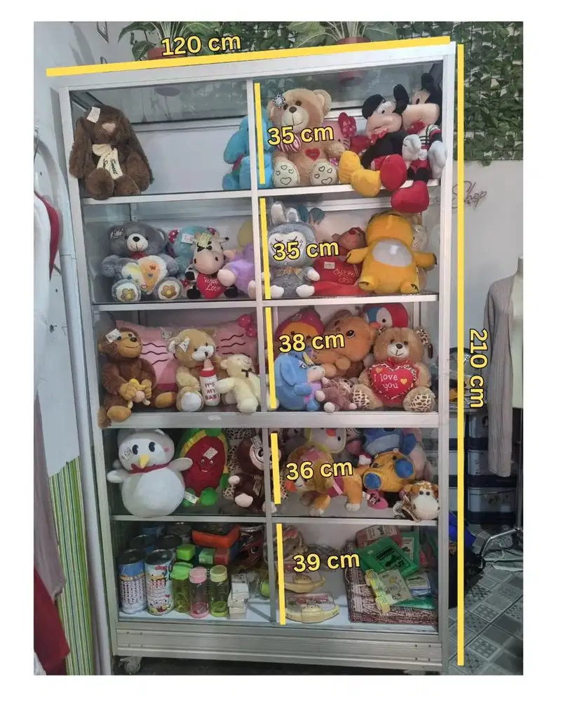 Paket usaha Etalase kaca