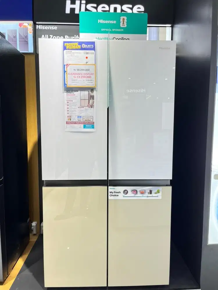 HISENSE REFRIGERATOR 4 DOORS 583 L, BISA CICILAN 0%