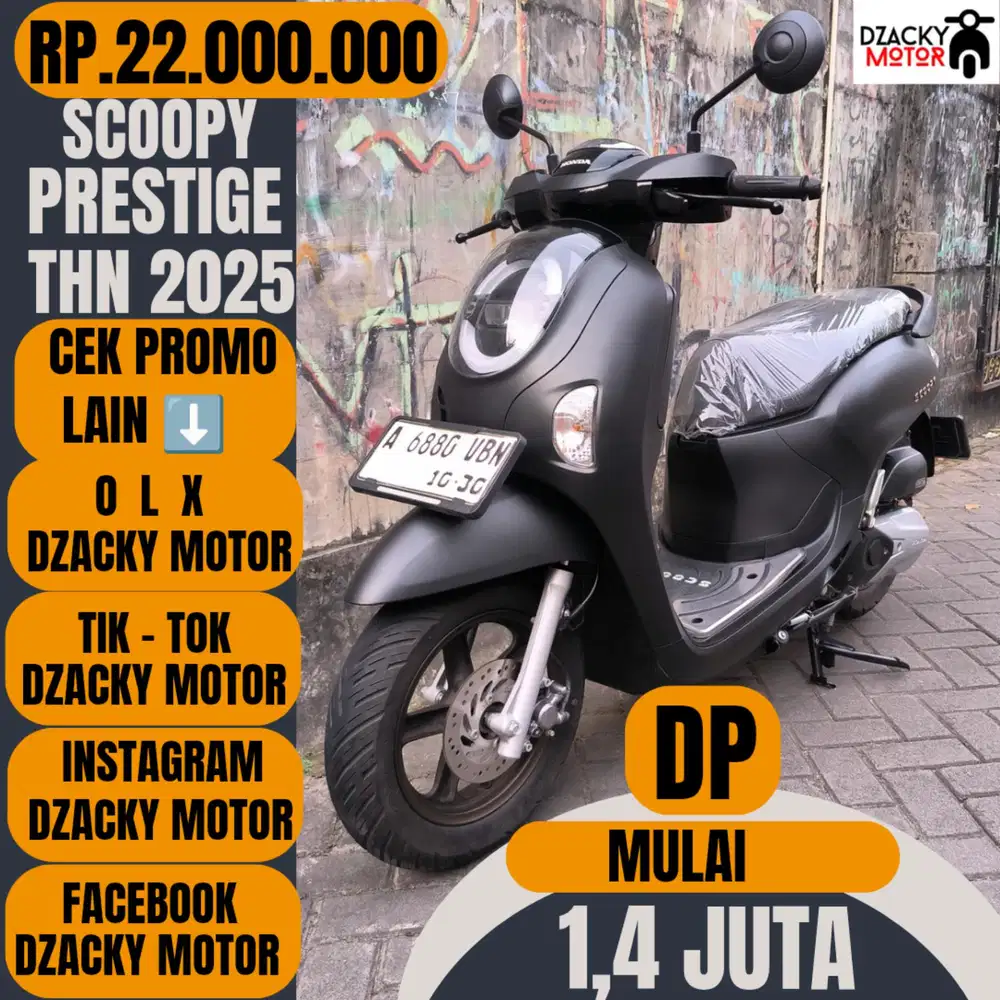 SCOOPY PRESTIGE 2025 SECOND LIKE NEW