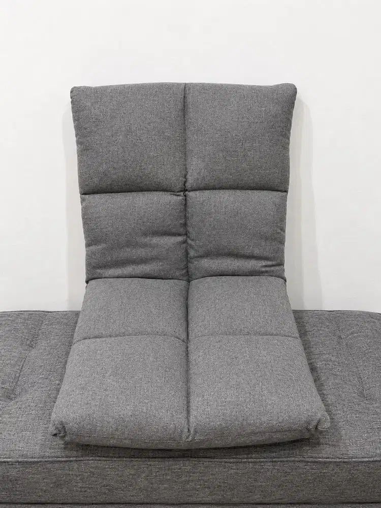 Kursi Lipat Lesehan Abu Sofa Floor Chair Adjustable