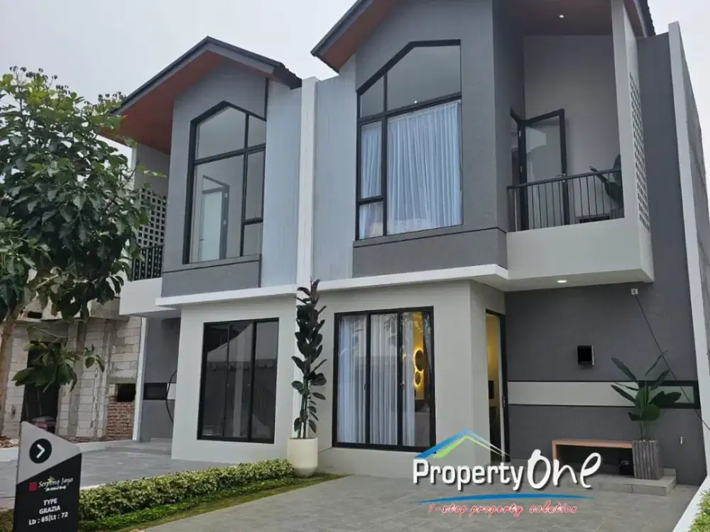 Jual Rumah 2 Lantai Full Furnished di Serpong Jaya Dekat Akses Tol BSD, Stasiun KRL Rawa Buntu, AEON, Rumah Sakit dan Sekolah
