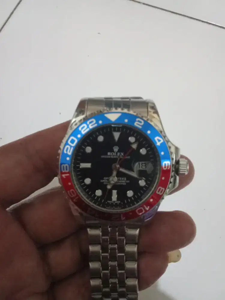 Jual rolex GMT master II,Pepsi, otomatis