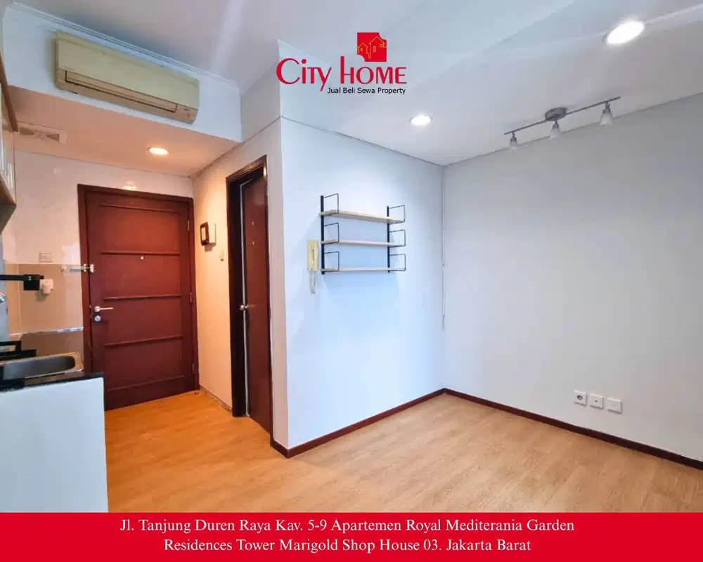 Sewa Apartemen Unfurnished di Royal Mediterania Garden Residences