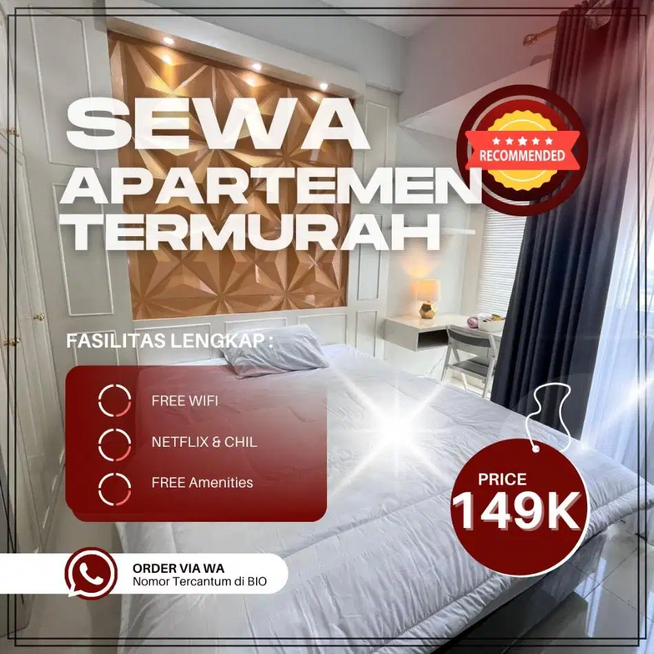 Sewa Apartemen Skyhouse BSD Harian/Transit Termurah Tangerang Selatan