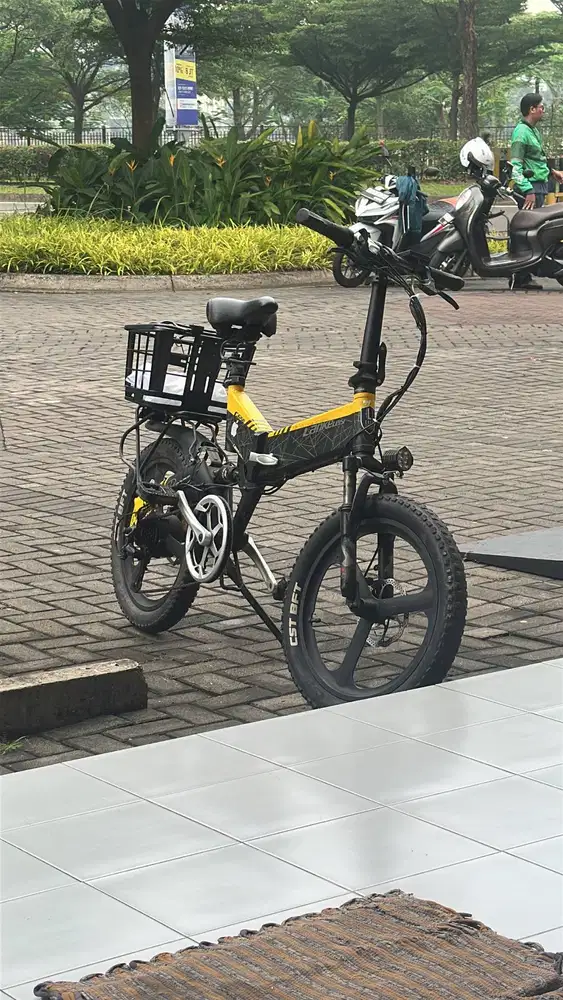 LANKELEISI Sepeda Listrik Bike Moped 48v 10,4Ah - G650 bisa dilipat