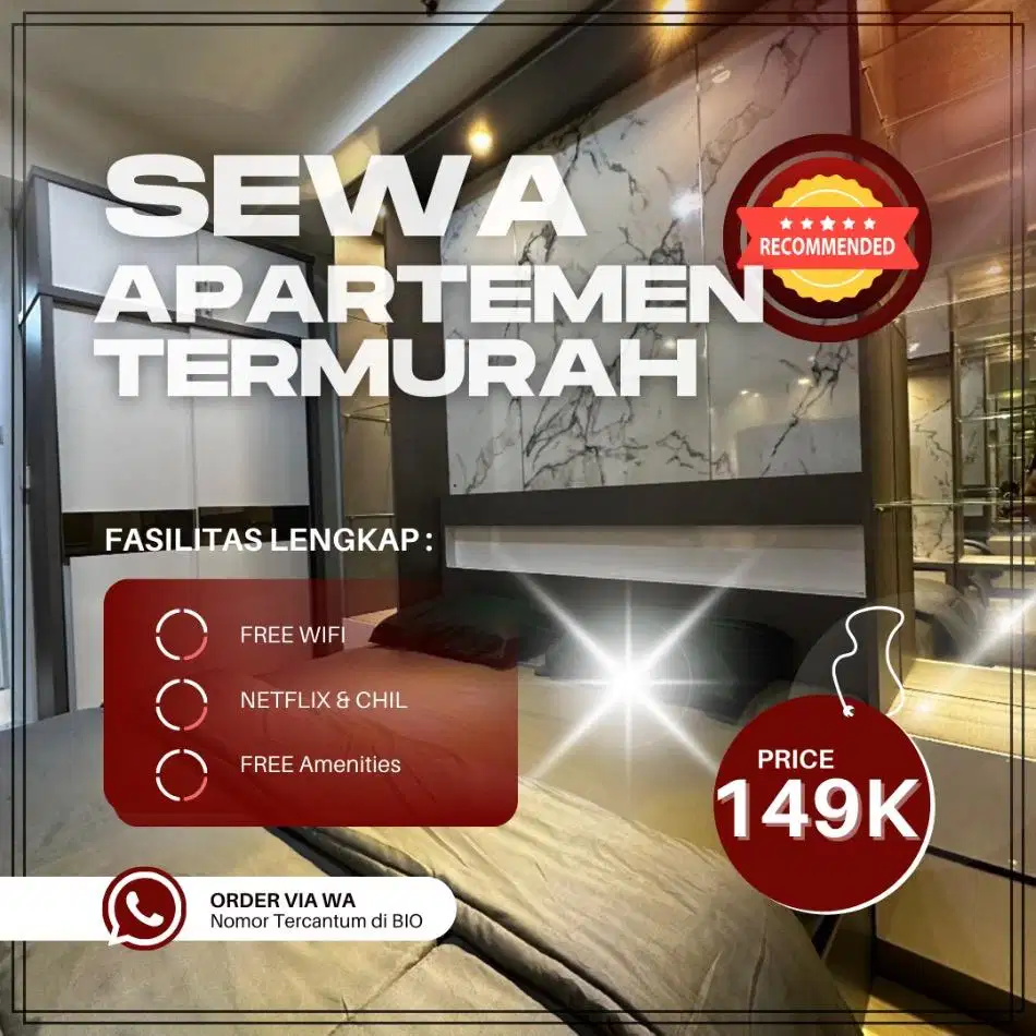 Disewakan Apartemen Skyhouse BSD City Harian/Transit Termurah