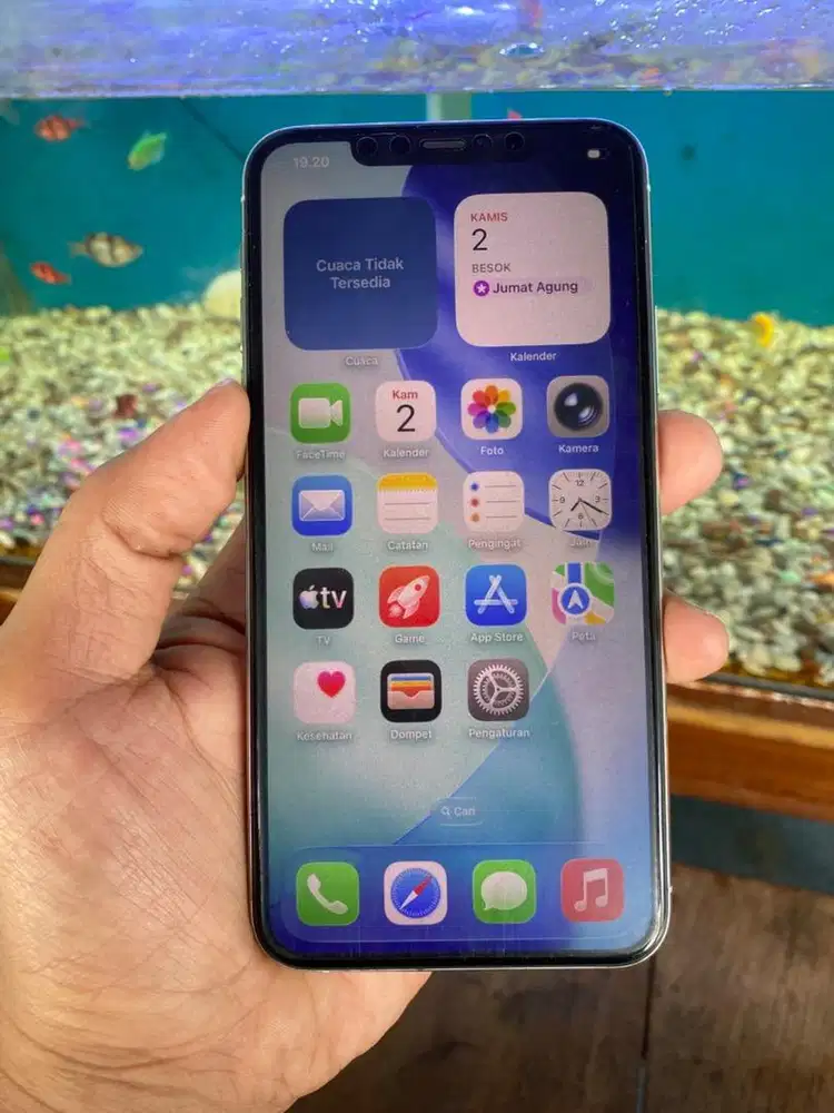 Iphone 11 Promax 256gb silver part orinan gak ada minus