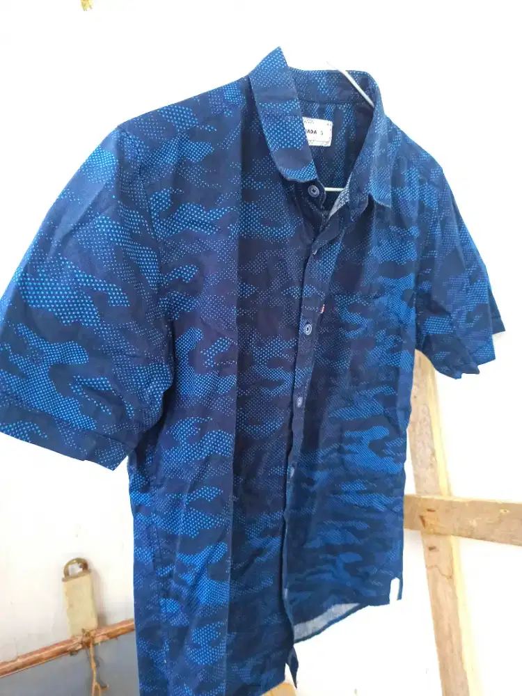 Baju kemeja lengan pendek Original Nevada