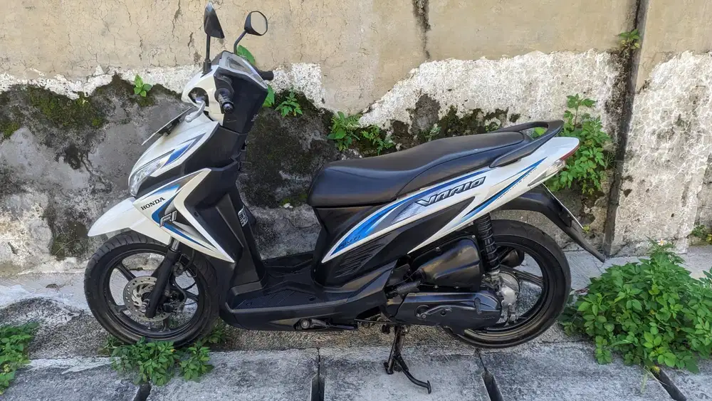 Vario 110cc 2014 Putih Biru LED Mesin Top