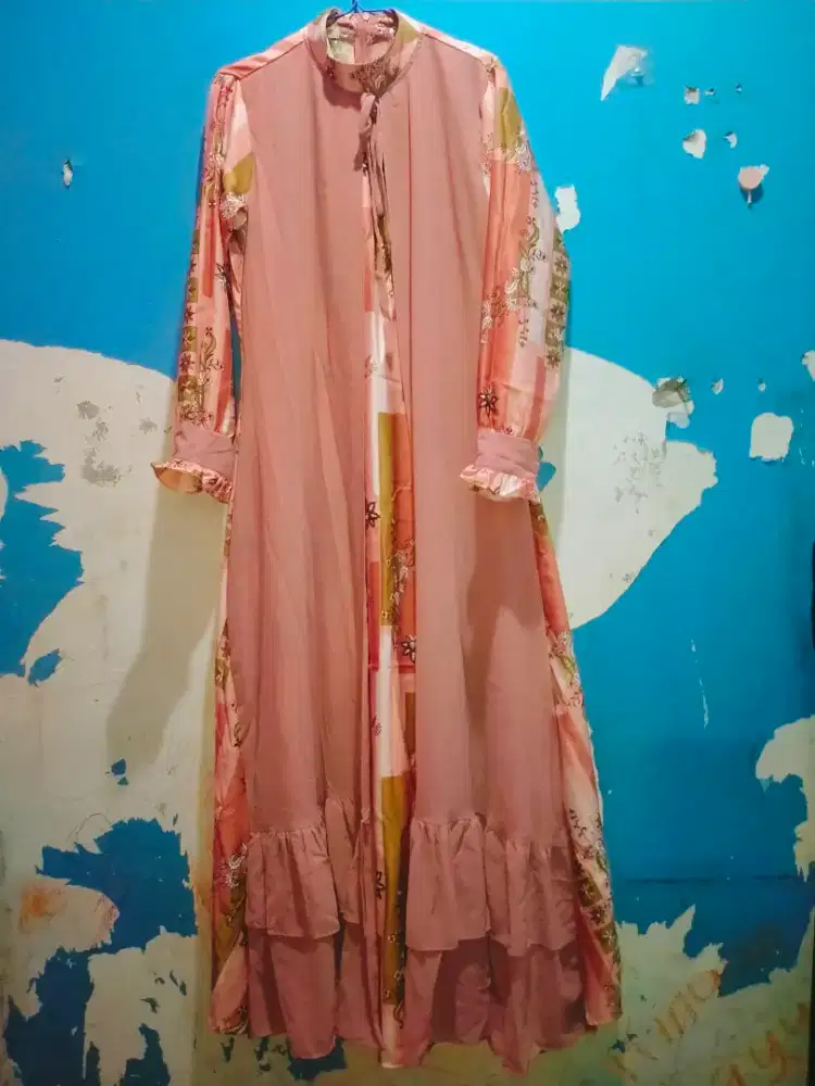 Jual Gamis Prelove+Jilbab segiempat