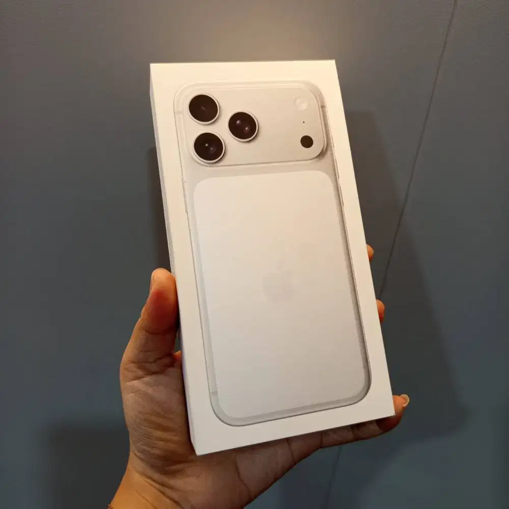 iPhone 17 Pro Max 256GB Silver New Segel Garansi Resmi