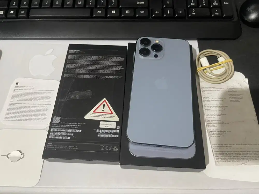 Iphone 13 pro max 256GB ibox second mulus fullset original