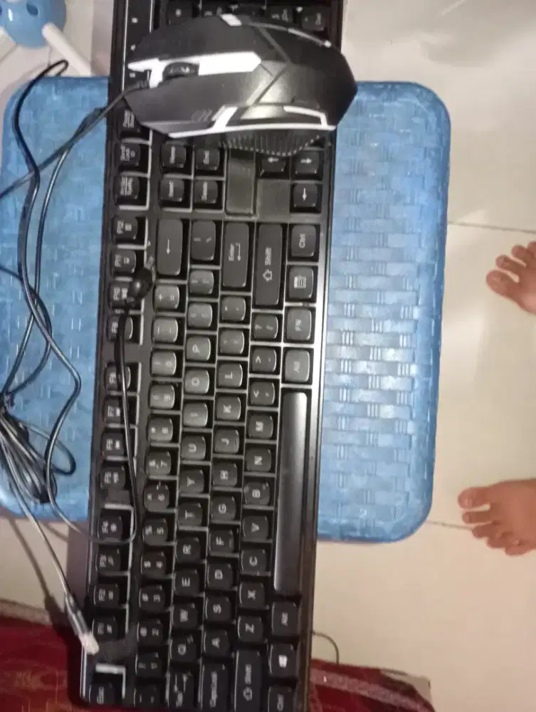 Keyboard & Mouse Gaming RGB Paket Murah