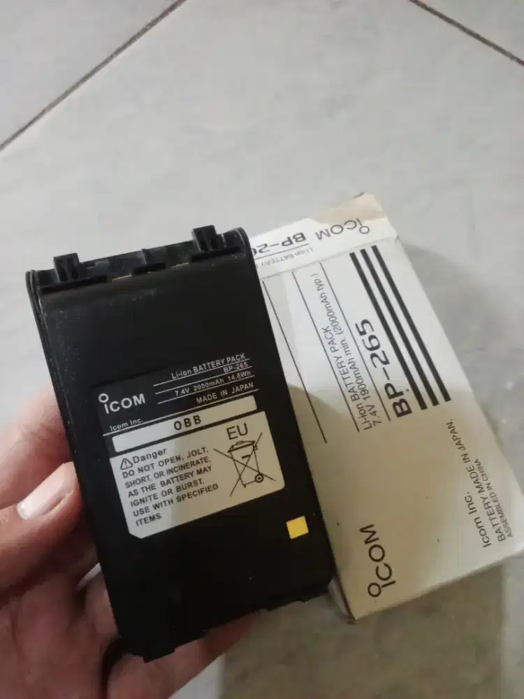 Batre HT icom madein japan