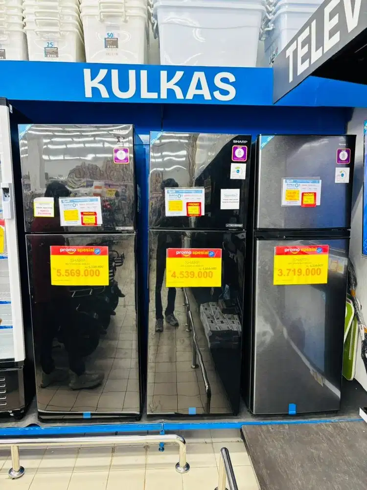 KREDIT KULKAS TANPA DP PROMO 0% PAKAI HOME CREDIT FREE 2X CICILAN