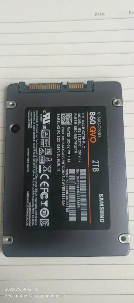 Samsung V-NAND SSD 860 QVO 2TB