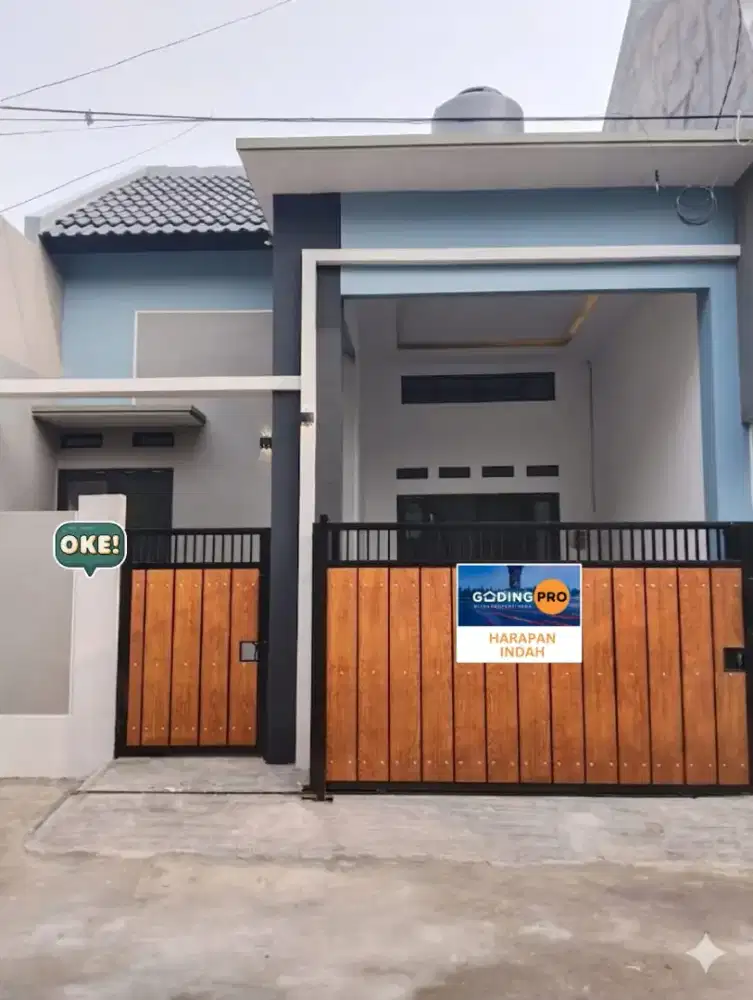 Rumah minimalis harga ekonomis pondok ungu permai bekasi