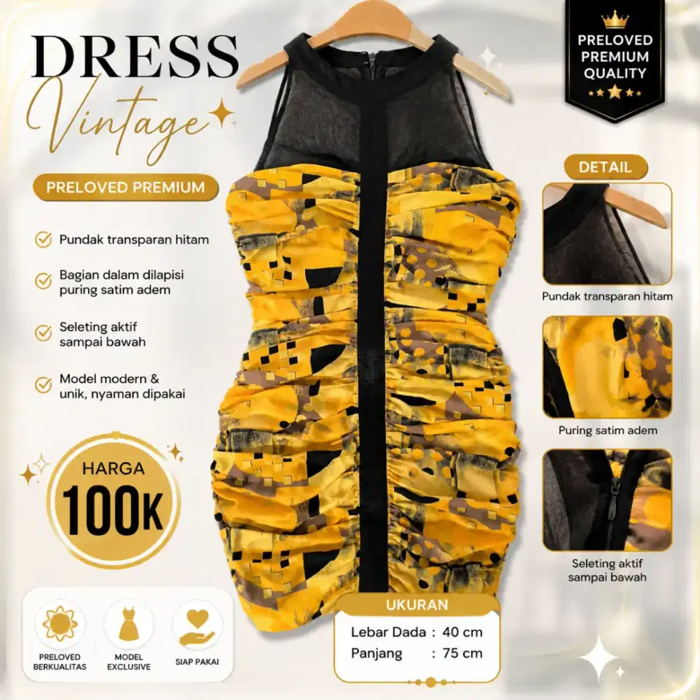 DRESS UNIQUE STYLE PRELOVED