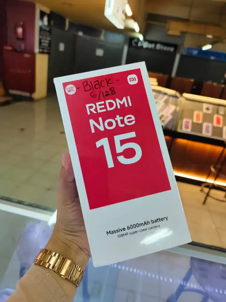 PROMO REDMI NOTE 15 4G 6/128, 4G 8/128, 5G 6/128 NEW GARANSI RESMI