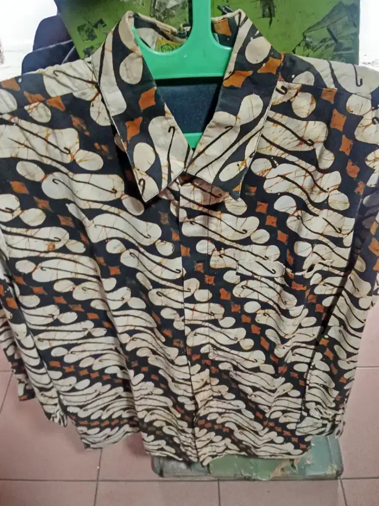 Baju batik panjang XL