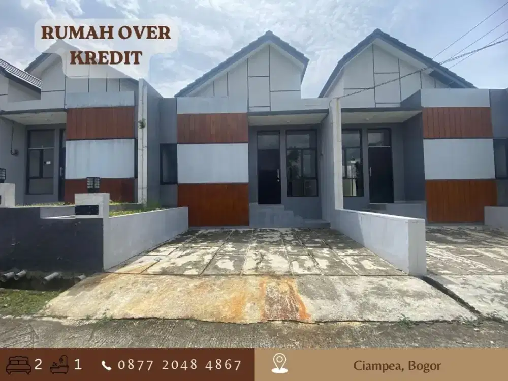 Ready Over Kredit Rumah 59JT di Geriya Selaras Ciampea dkt Kampus IPB