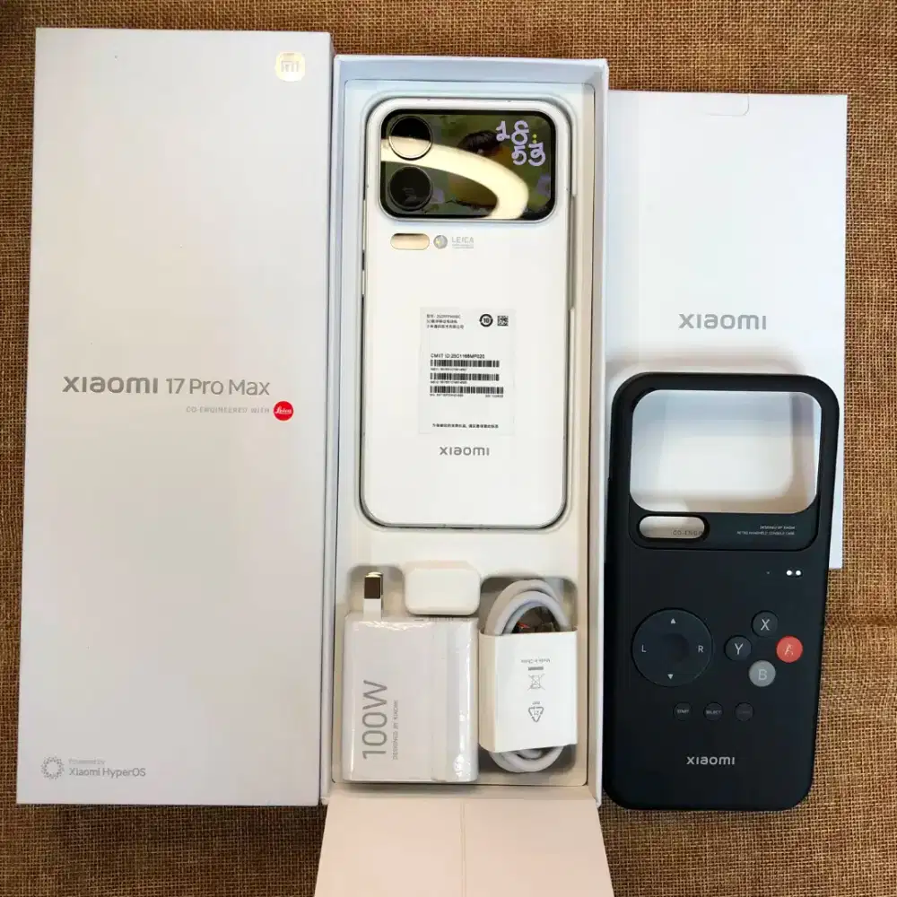 Xiaomi 17 Pro max 5G 16/1TB White CN like new pajak resmi bea cukai
