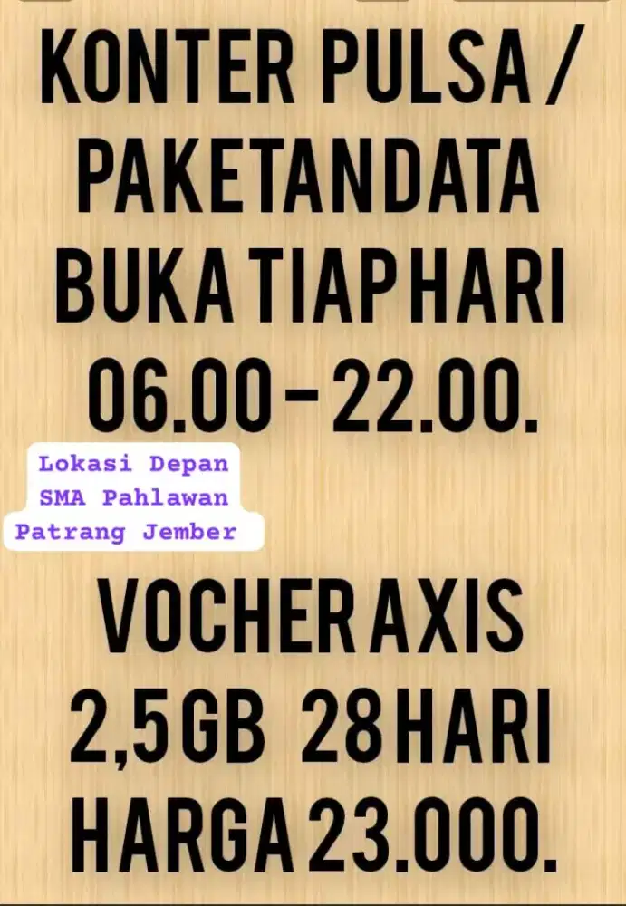 PAKETAN INTERNET MURAH MASA BERLAKU 30 HARI.