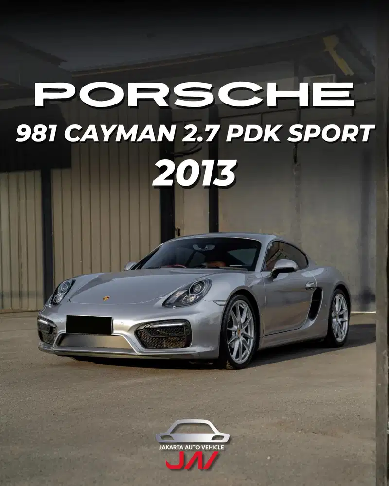 PORSCHE 981 CAYMAN 2.7 PDK SPORT CHRONO / LIKE NEW / LOW ODO