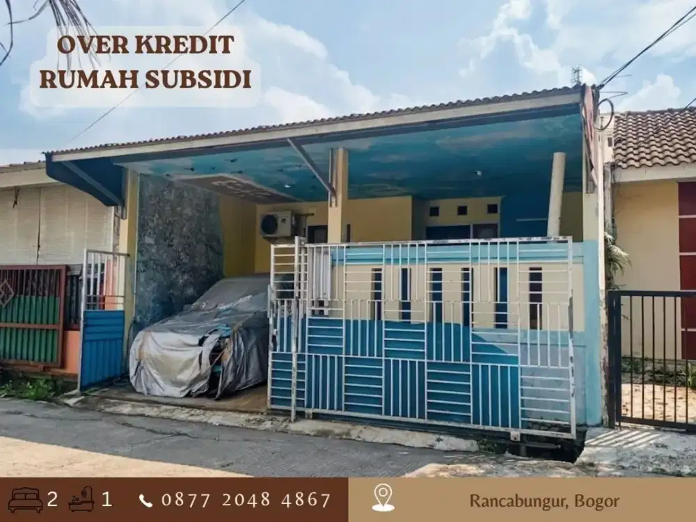 Rumah Over Kredit Subsidi ccln 1jt an dkt IPB di Ambar Telaga Residence Bogor