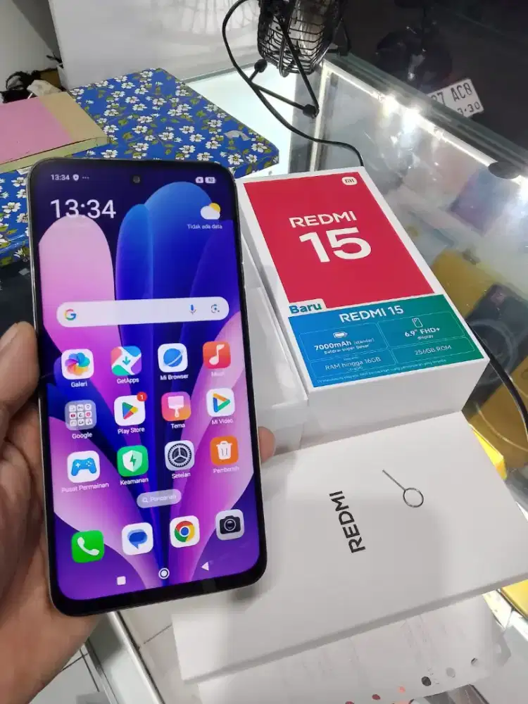 Jual Hp redmi 15  8/256gb