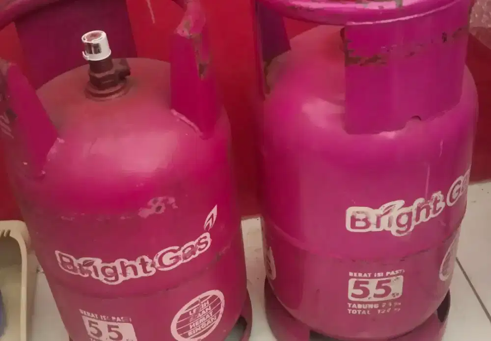 Jual tabung + isi bright gas 5,5kg
