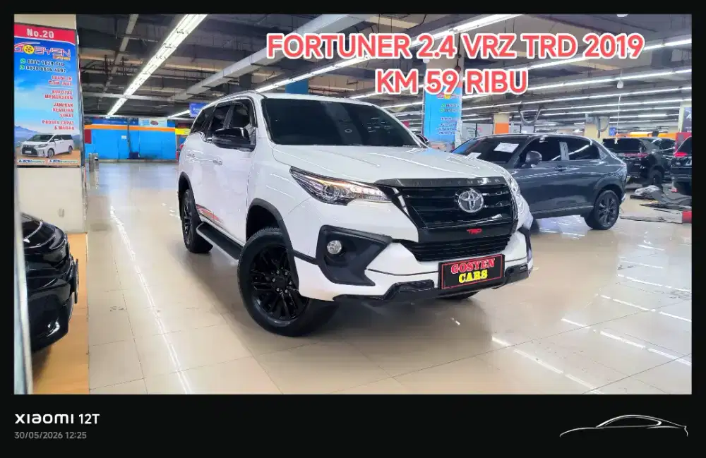 KM 59 ribu TOYOTA FORTUNER 2.4 VRZ TRD SPORTIVO AT 2019 ISTIMEWA