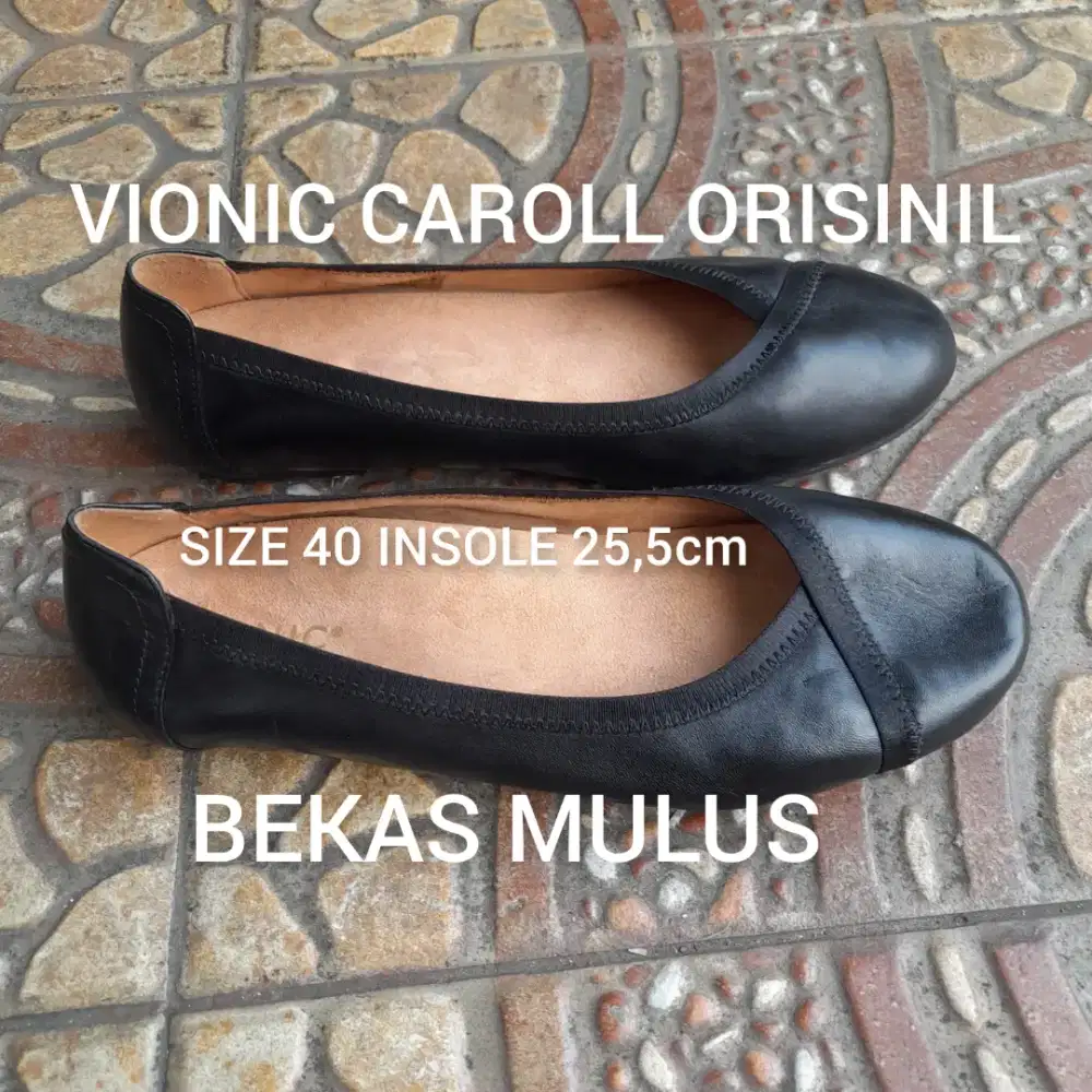 Vionic Orisinil Flate Slip on Kulit