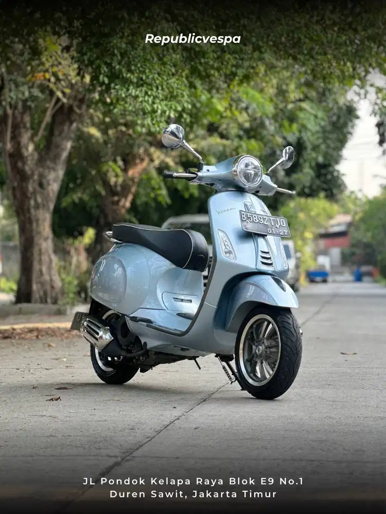 PIAGGIO VESPA PRIMAVERA S150 IGET ABS FACELIFT TH 2021 WARNA GREY DELI