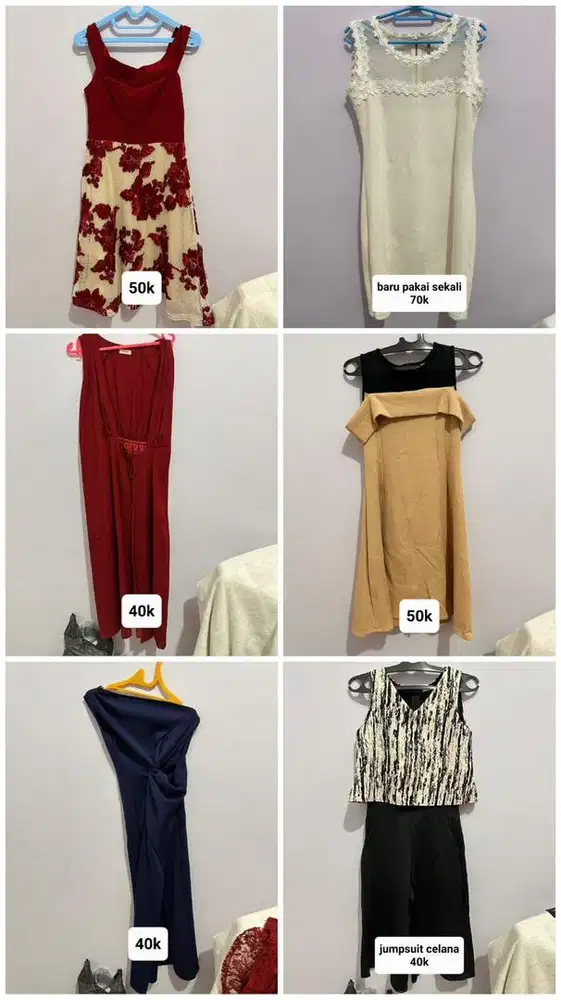 Jual Baju Dress Celana Rok Jaket Second Bekas Preloved Baru