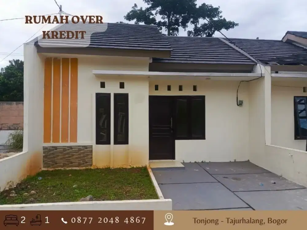 RUMAH MURAH Over Kredit 19JT di Bazil Garden Residence dkt Stasiun