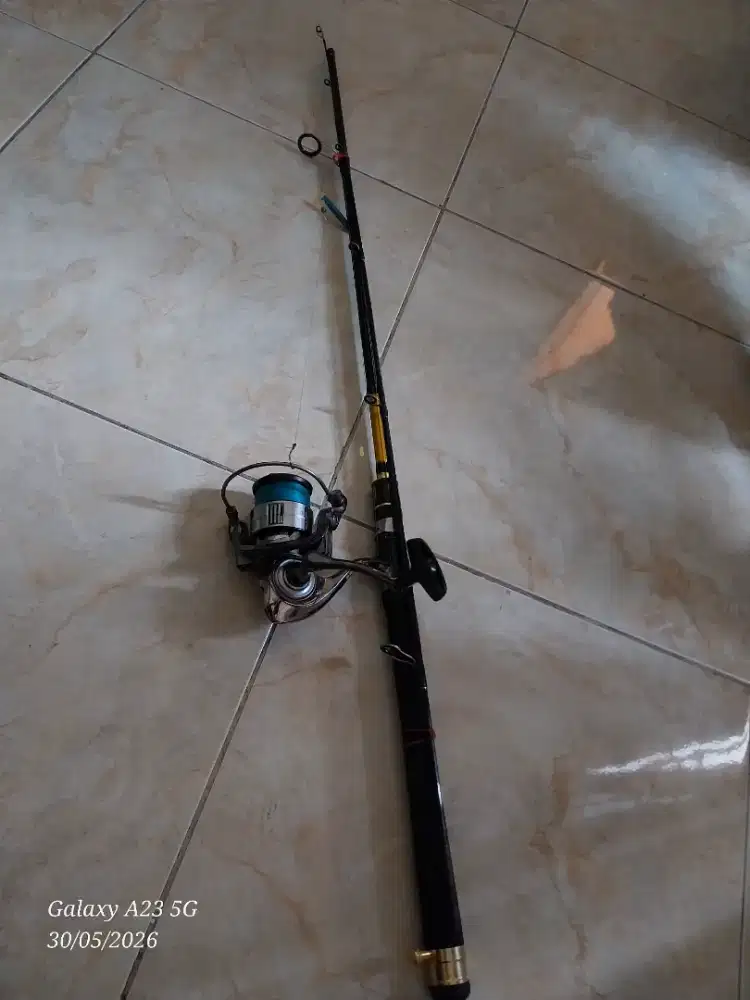 Jual satu set sea king 1.80 reel go strike 3000