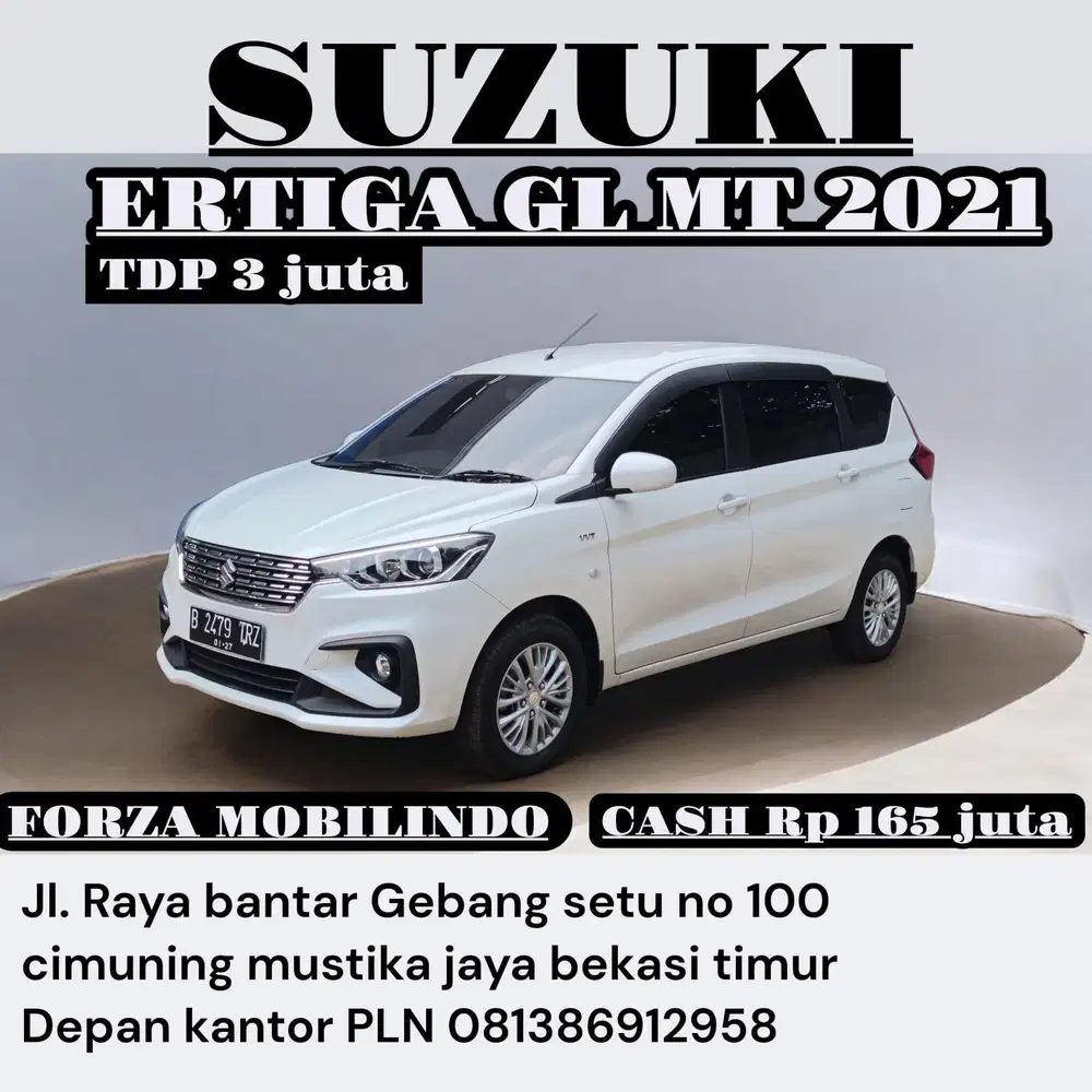 ERTIGA GL MT 2021 DP 3 juta