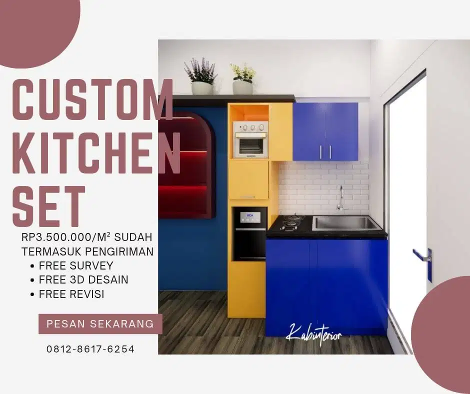 CUSTOM KITCHEN SET MINIMALIST TERMURAH
