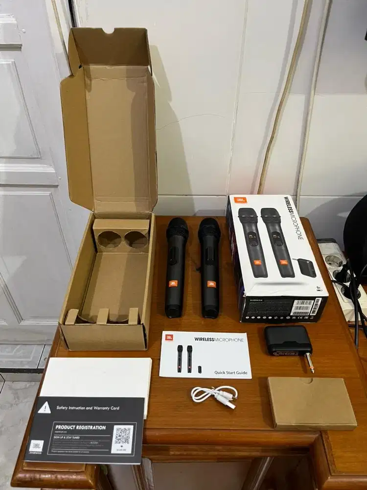 Micrphone Wireless JBl Original Fullset