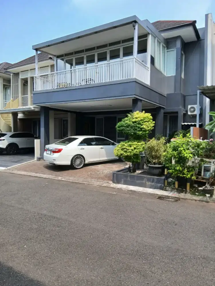 Rumah semi furnish Cluster west covina kota wisata Cibubur