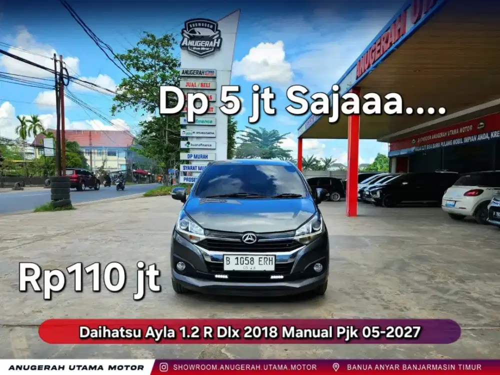 Dp5jt Ayla 1.2 R Dlx 2018 MT Pjk05-2027