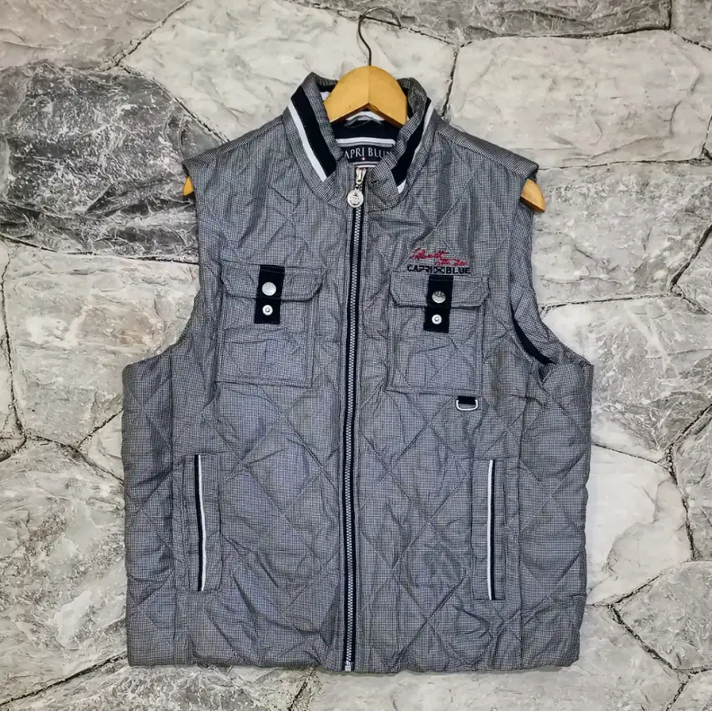 CAPRI BLUE ITALIA Original Vintage Vest Jacket