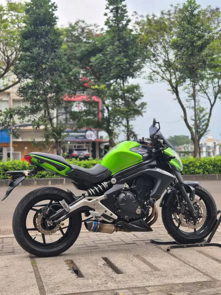 GAS BRUTAL! KAWASAKI ER6N 650 HIJAU 2012 KM 19K SUPER GRESS