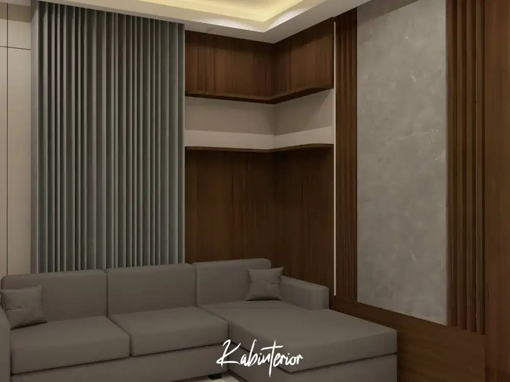 CUSTOM SLAT WOOD PANEL MINIMALIST